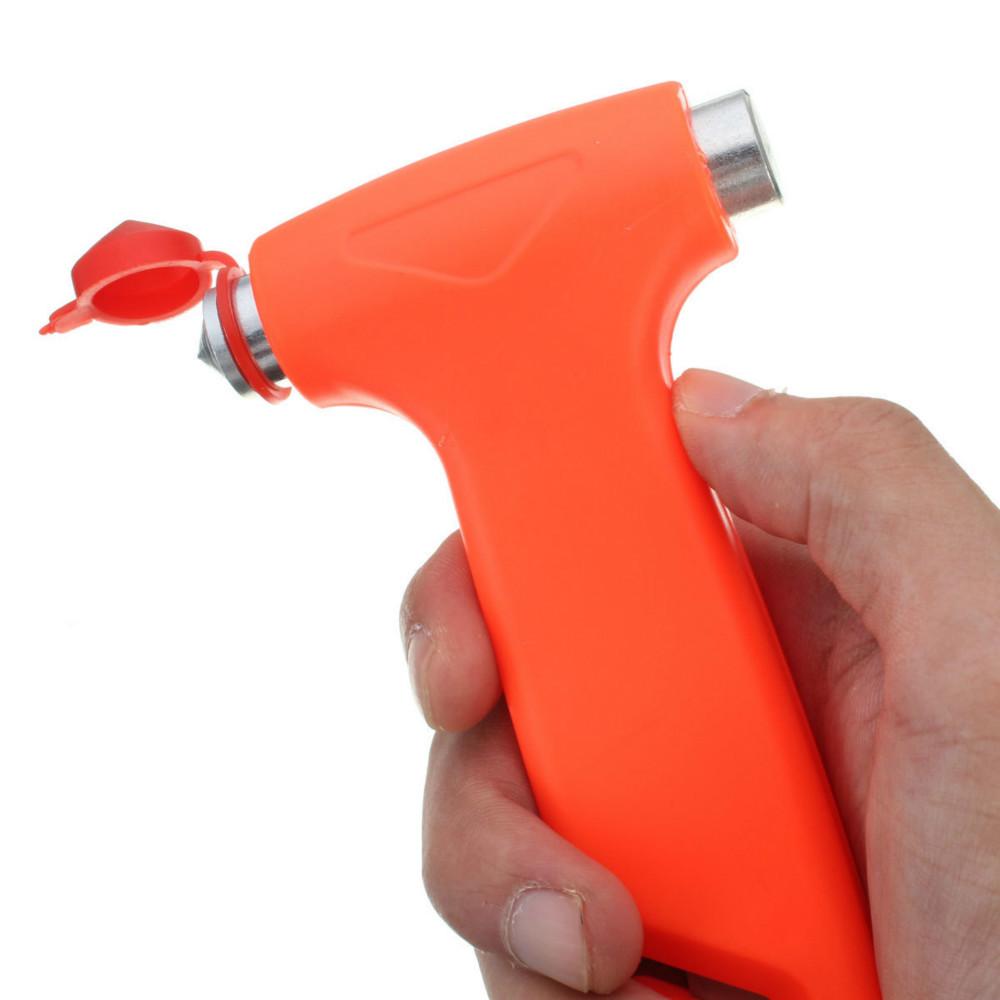 2-in-1 Auto-Notfallhammer mit Gurtschneider
