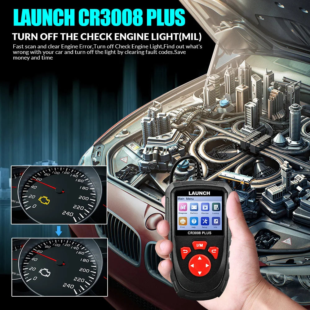 LAUNCH X431 CR3008 PLUS Professionelles OBD2-Diagnosegerät
