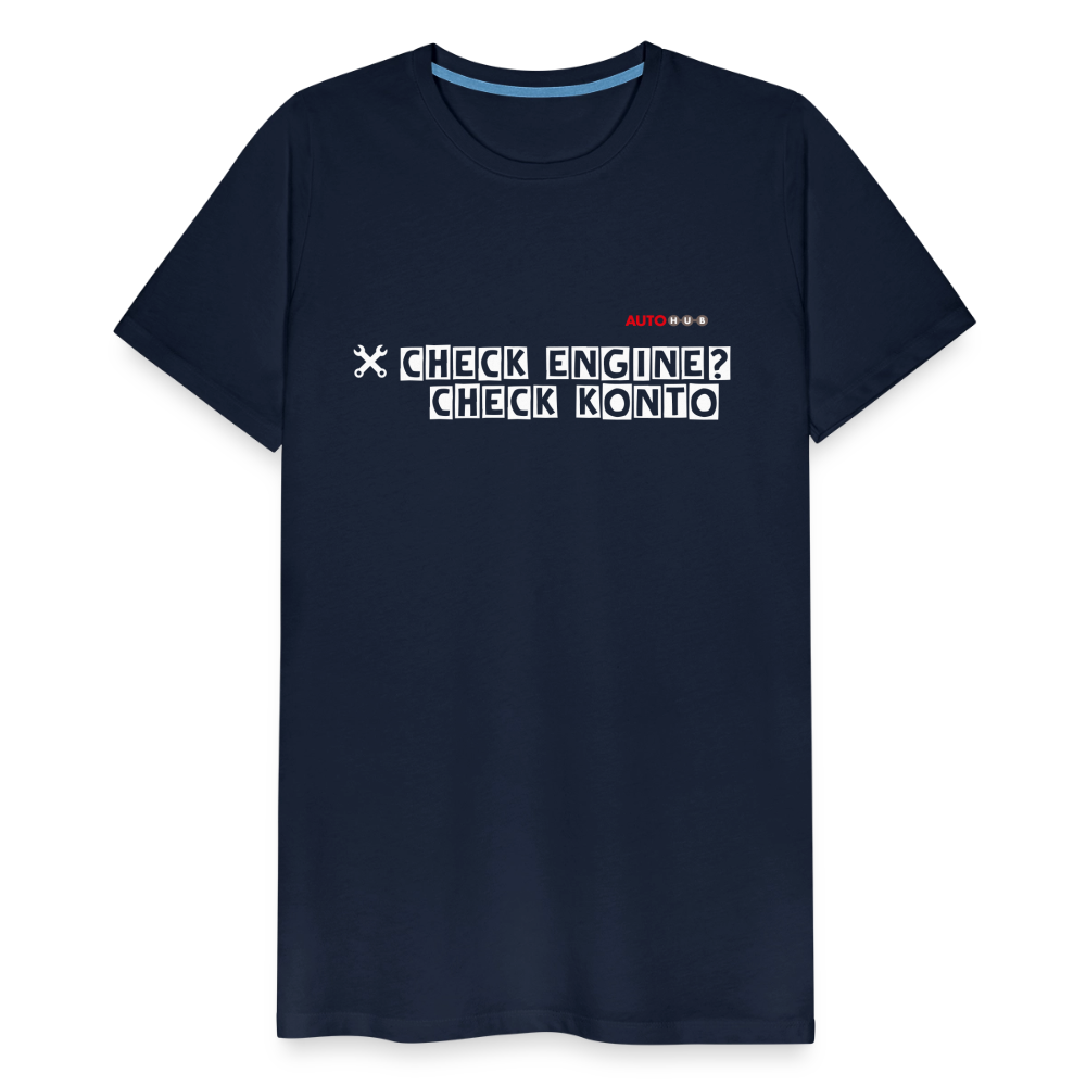 AUTOHUB Workwear T-Shirt "Check Engine" - navy