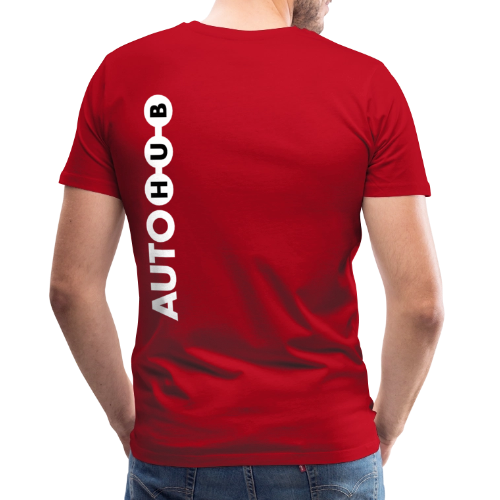 AUTOHUB Workwear T-Shirt "Check Engine" - red