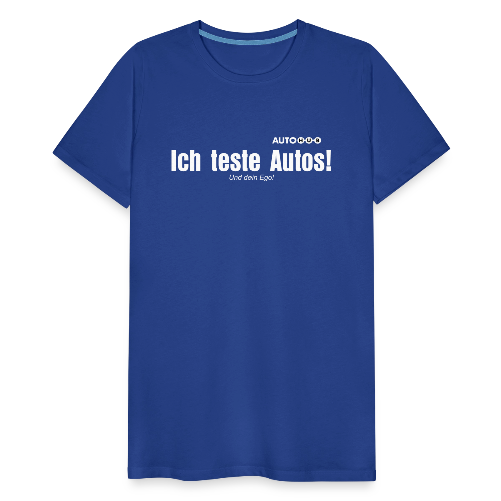 Ich teste Autos! - royal blue