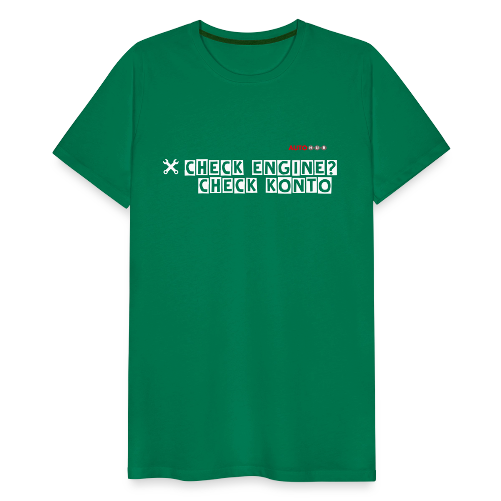 AUTOHUB Workwear T-Shirt "Check Engine" - kelly green