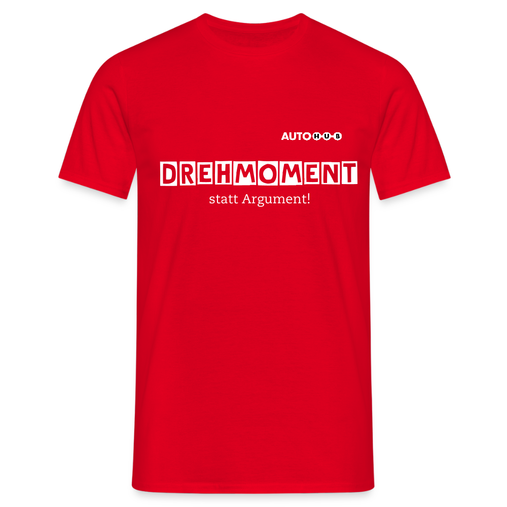 Drehmoment statt Argument T-Shirt - red