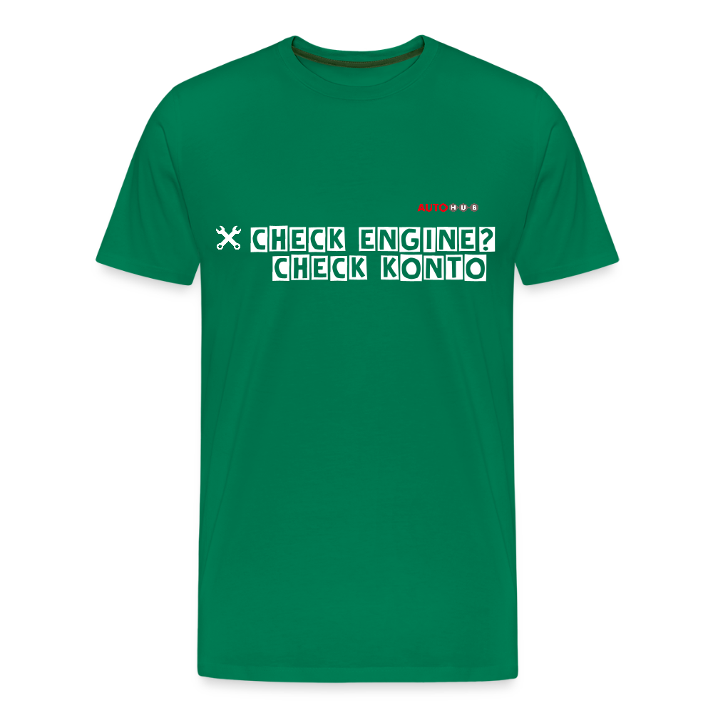 AUTOHUB Workwear T-Shirt "Check Engine" - kelly green