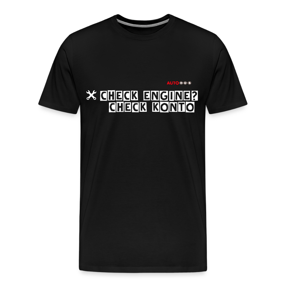 AUTOHUB Workwear T-Shirt "Check Engine" - black