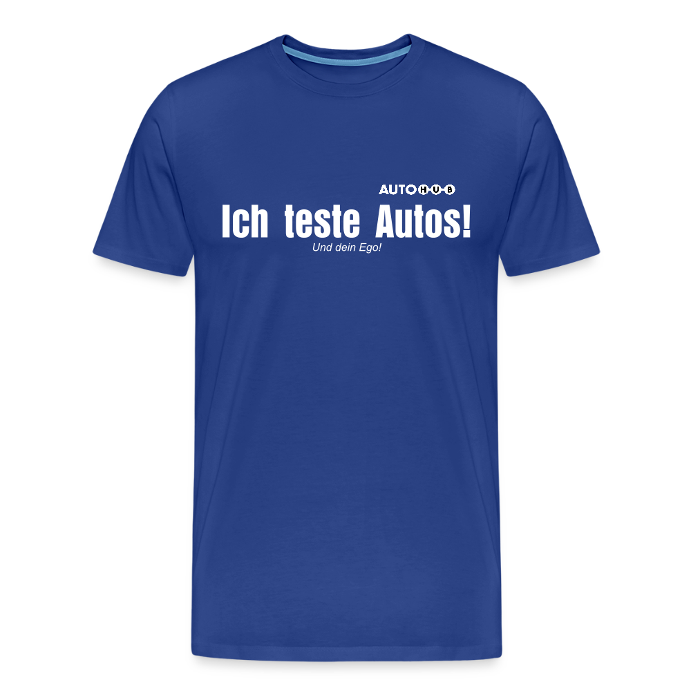 Ich teste Autos! - royal blue