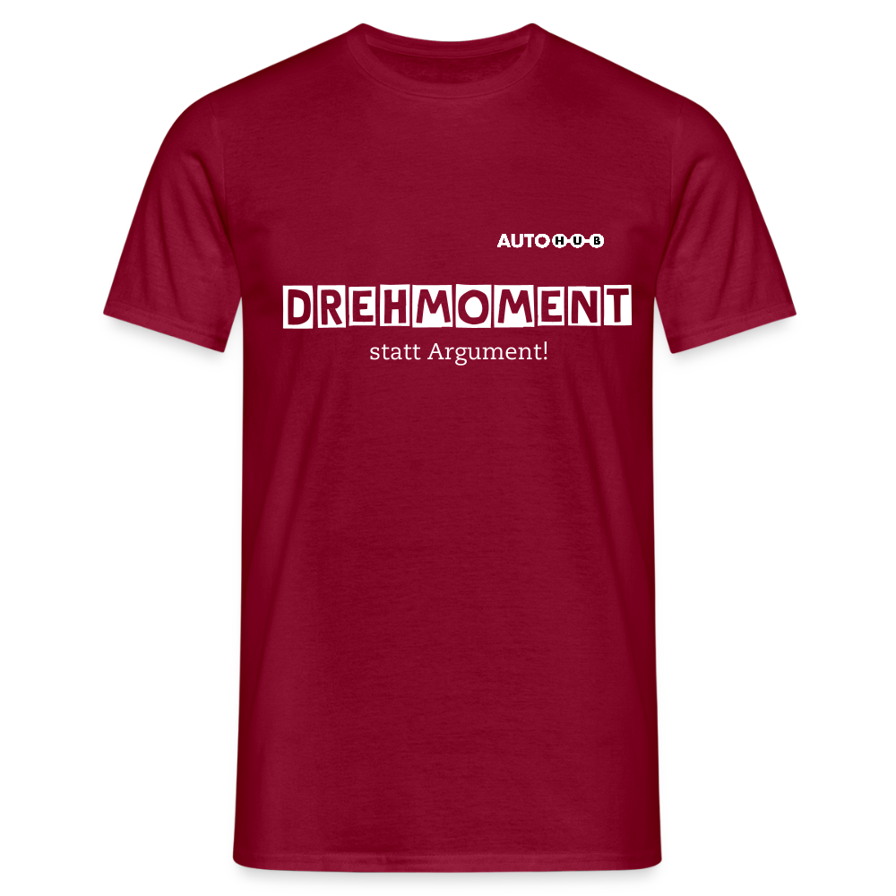 Drehmoment statt Argument T-Shirt - brick red