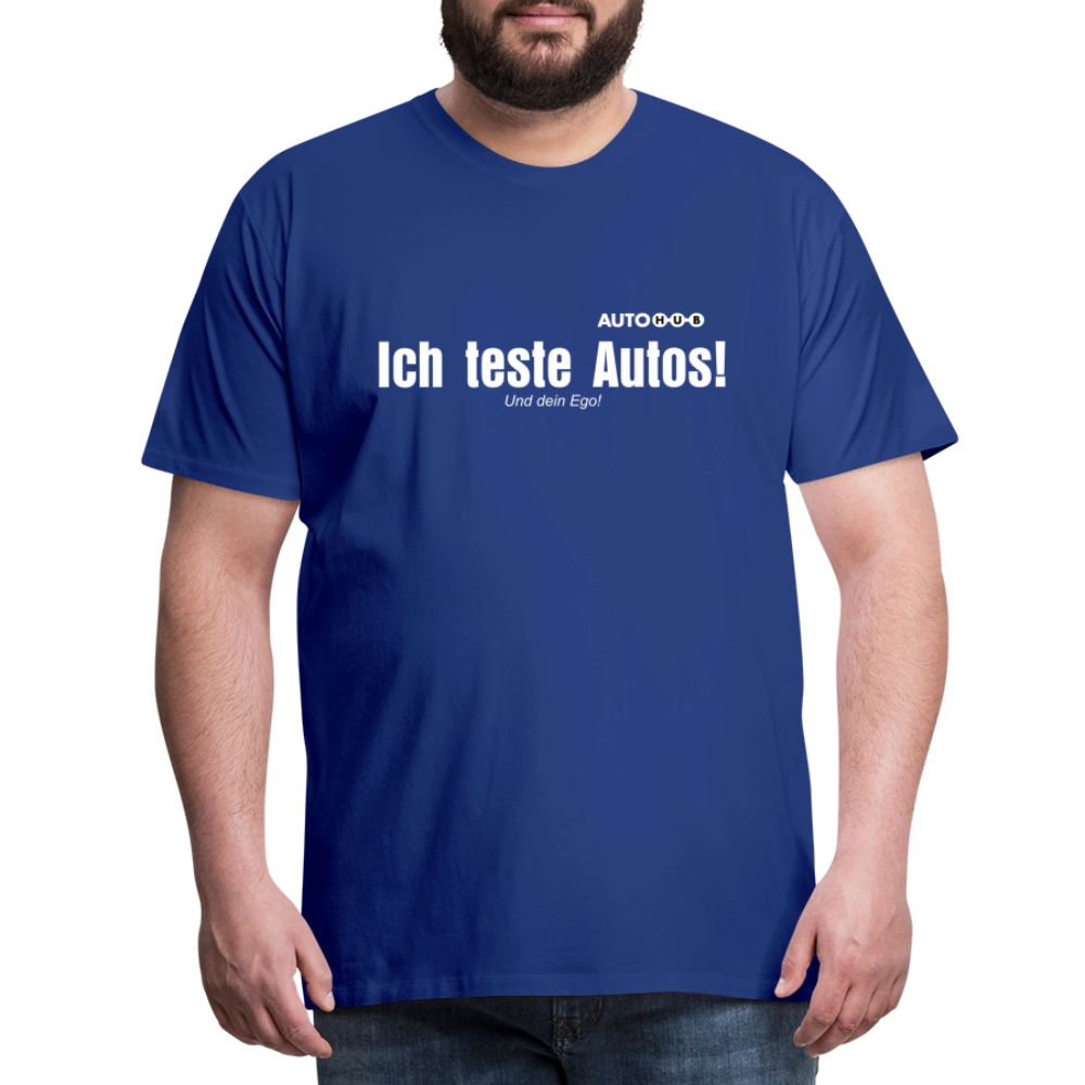 Ich teste Autos! - royal blue