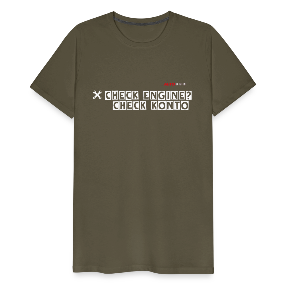 AUTOHUB Workwear T-Shirt "Check Engine" - khaki