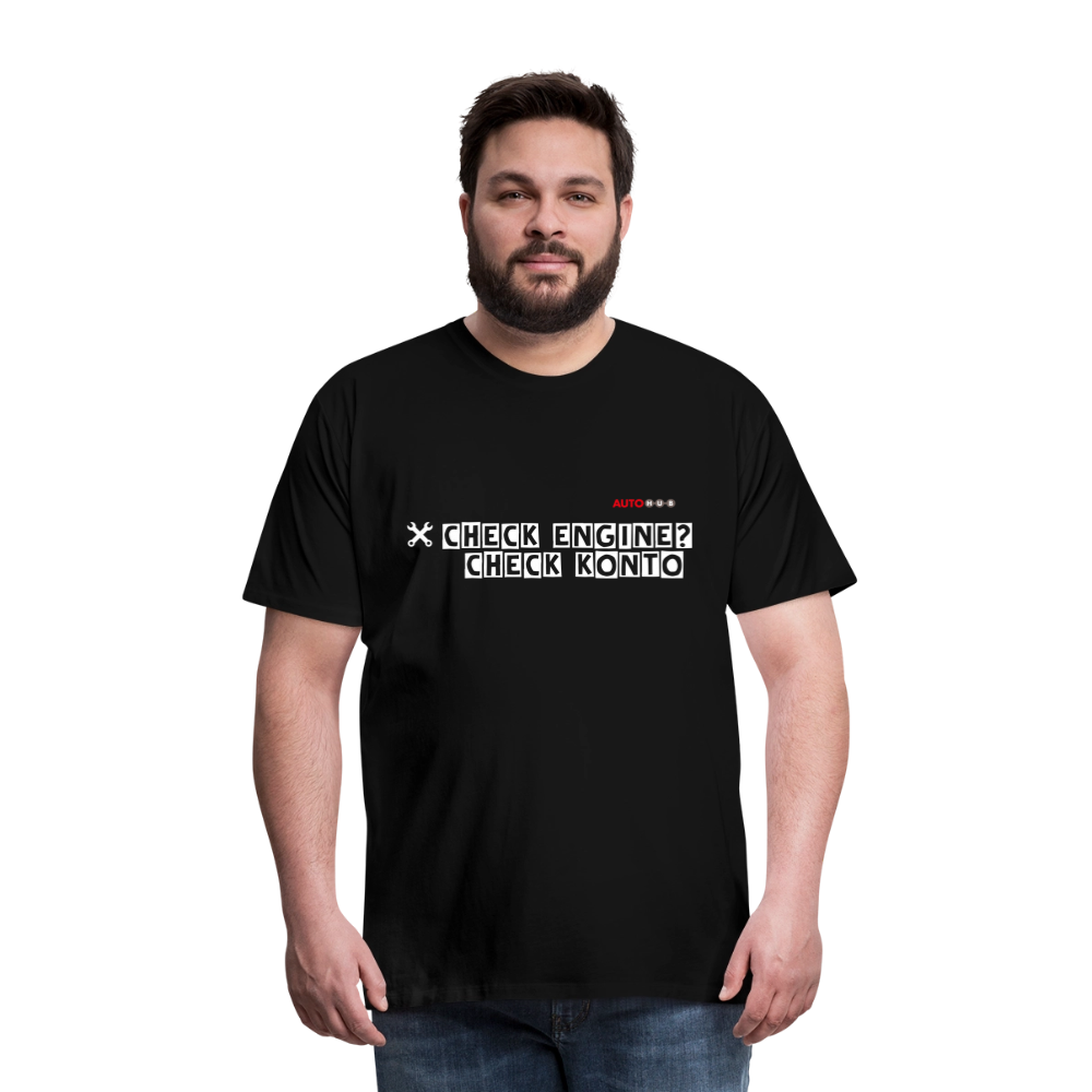 AUTOHUB Workwear T-Shirt "Check Engine" - black