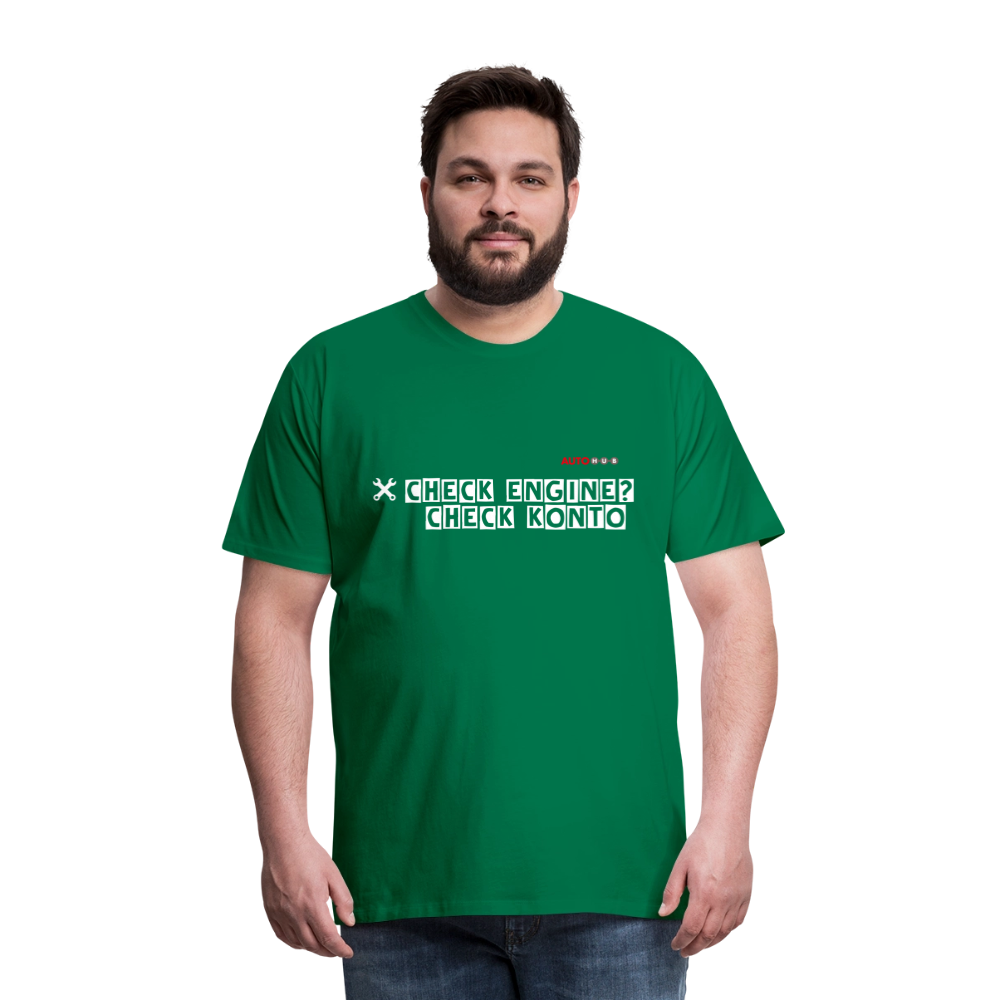 AUTOHUB Workwear T-Shirt "Check Engine" - kelly green