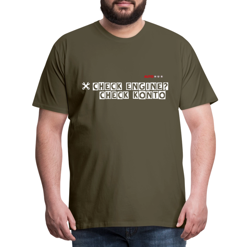 AUTOHUB Workwear T-Shirt "Check Engine" - khaki