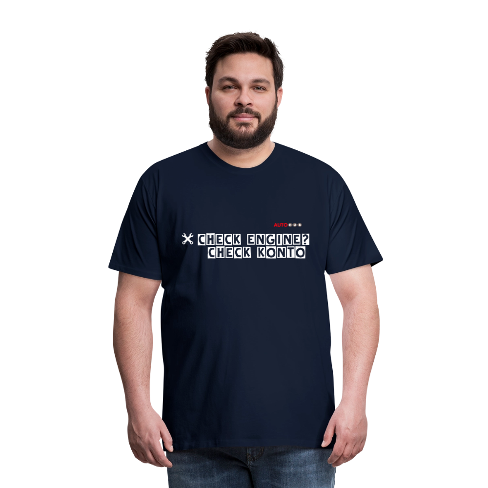 AUTOHUB Workwear T-Shirt "Check Engine" - navy