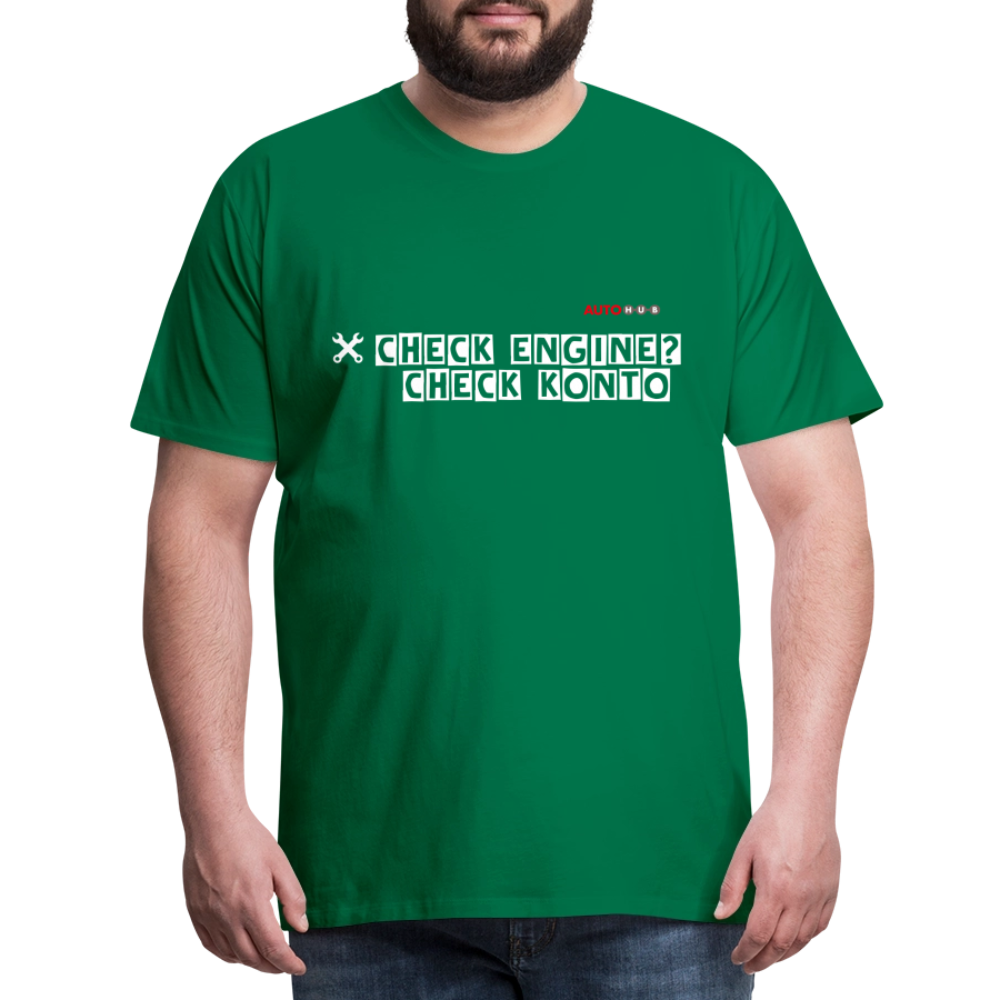 AUTOHUB Workwear T-Shirt "Check Engine" - kelly green