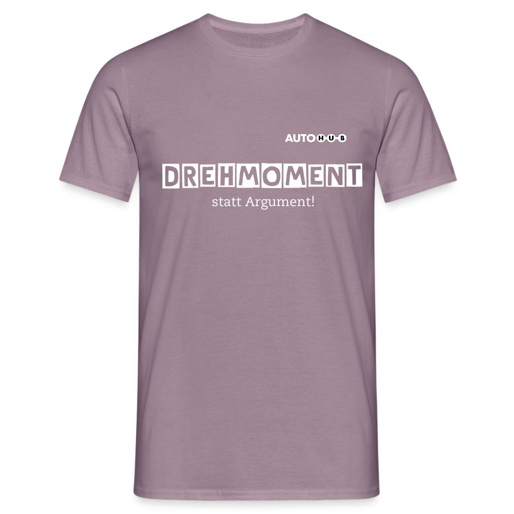 Drehmoment statt Argument T-Shirt - purple-grey 